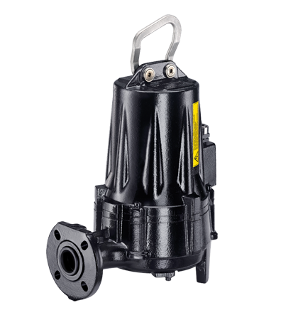 Submersible sewage pump with pulverizing device